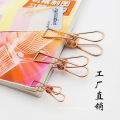 Wholesale In Bulk Cute Fish Clip Hollow Out Metal Binder Long Tail Clips Notes Letter Paper Clip Office Supplies